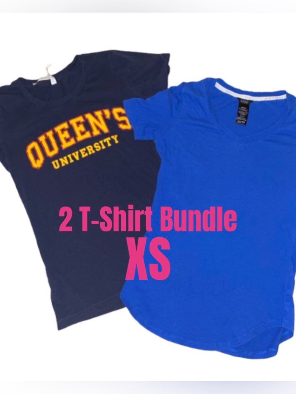 💙 2 T-Shirt Bundle Size XS